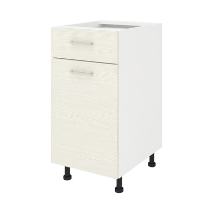 Corp Baza Lecce, 1 Sertar, 1 Usa, Larice/Alb, 40 x 50 x 80 cm