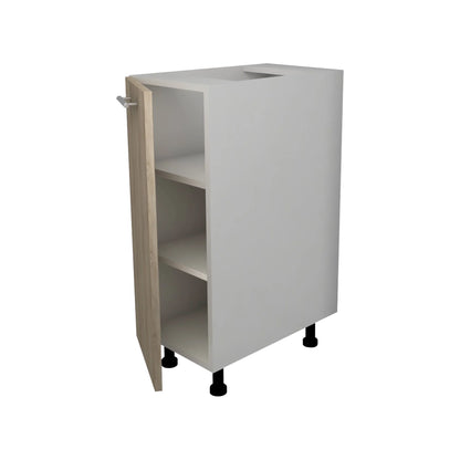 Corp Baza Lecce, 1 Usa, Stejar Sonoma/Alb, 30 x 50 x 80 cm
