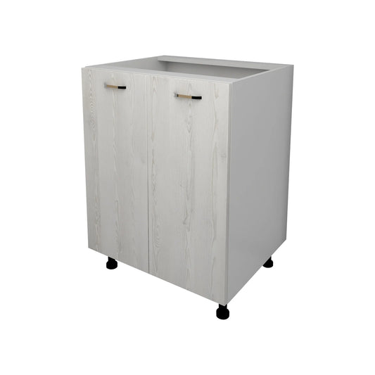Corp Baza Lecce, 2 Usi, Pin Alb/Alb, 60 x 50 x 80 cm