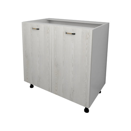 Corp Baza Lecce, 2 Usi, Pin Alb/Alb, 80 x 50 x 80 cm