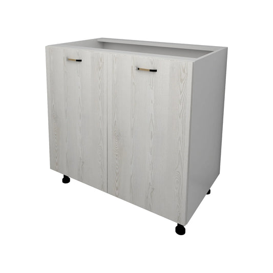 Corp Baza Lecce, 2 Usi, Pin Alb/Alb, 80 x 50 x 80 cm