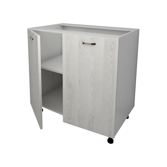 Corp Baza Lecce, 2 Usi, Pin Alb/Alb, 80 x 50 x 80 cm