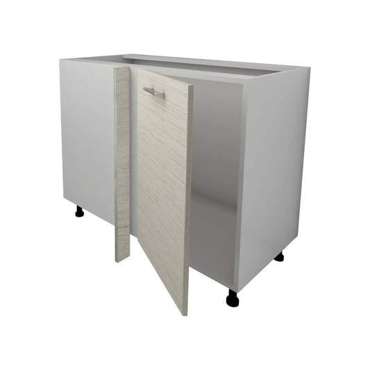 Corp Baza Colt Lecce, Lemn Alb/Alb, 98 x 50 x 80 cm