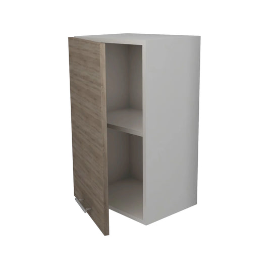 Corp Superior Lecce, 1 Usa, Stejar Sonoma Inchis/Alb, 40 x 30 x 65 cm