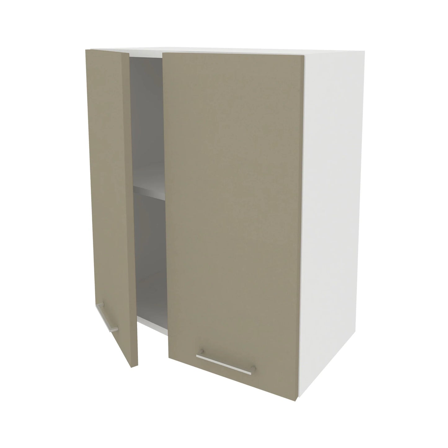 Corp Superior Lecce, 2 Usi, Taupe/Alb, 60 x 30 x 65 cm