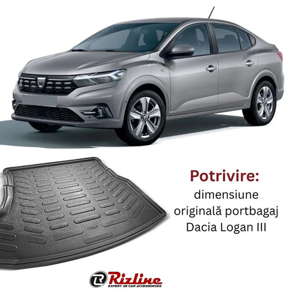 Tavă Portbagaj Dacia Logan III 2021 + Rizline Original - 221.ro