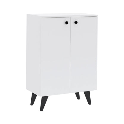 Pantofar Luton, 2 Usi, Alb, 62 x 35 x 90 cm