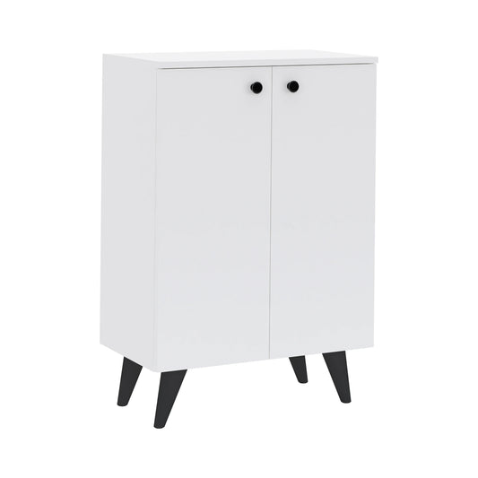 Pantofar Luton, 2 Usi, Alb, 62 x 35 x 90 cm