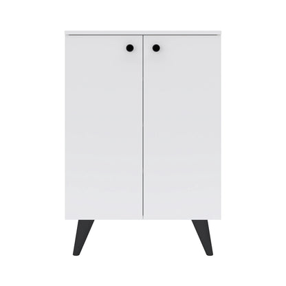 Pantofar Luton, 2 Usi, Alb, 62 x 35 x 90 cm