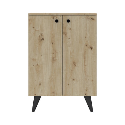 Pantofar Luton, 2 Usi, Stejar Artisan, 62 x 35 x 90 cm