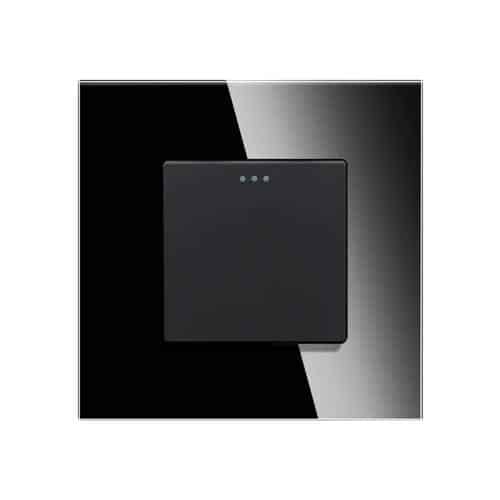 Întrerupător cap scara simplu mecanic, LXD, negru / LXD-MP002GF-B