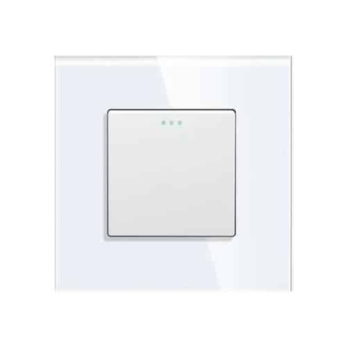 Întrerupător cap scara simplu mecanic, LXD, alb / LXD-MP002GF-W