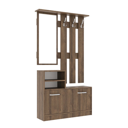 Cuier haaus Lyon, Stejar Bronz, L 85 x l 24 x H 180 cm