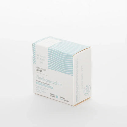 Șampon solid natural pentru păr cu argila albă (Kaolin), 70g.