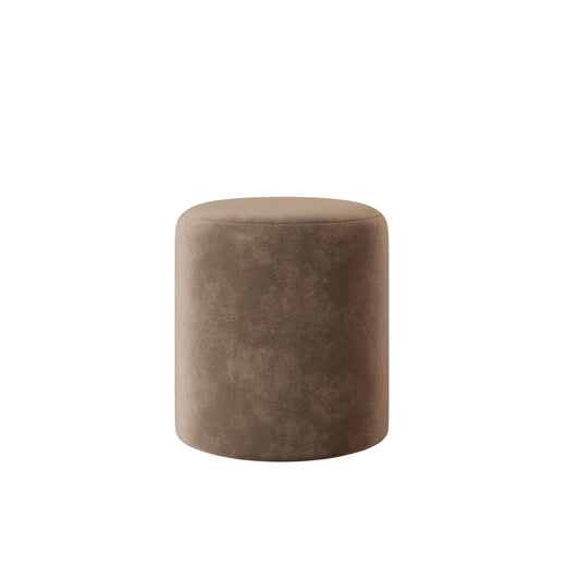 Taburet Tapitat haaus Mali, Bej, Stofa, L 41 x l 41 x H 45 cm