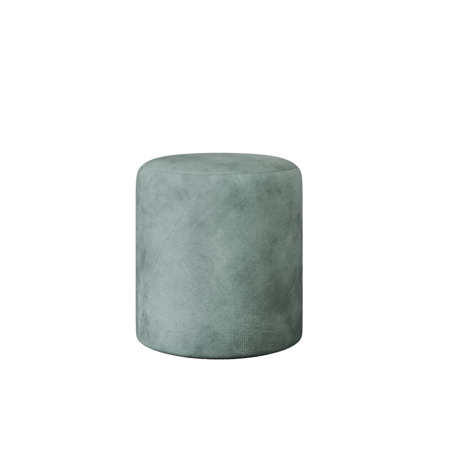 Taburet Tapitat haaus Mali, Turcoaz, Stofa, L 41 x l 41 x H 45 cm