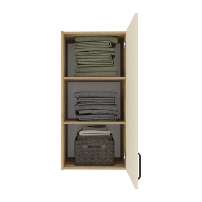 Set dormitor haaus Malmo V13, Pat 200 x 140 cm, Stejar Artisan/Argila