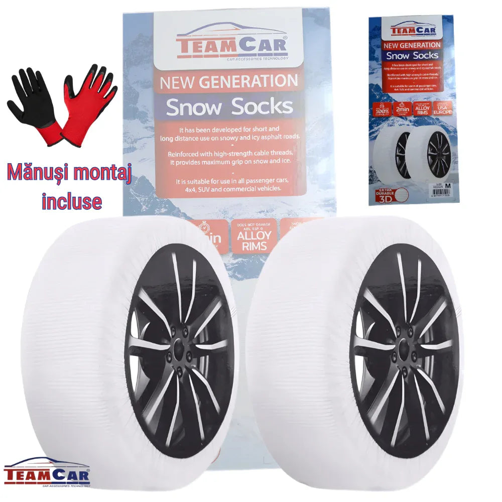 Lanturi Auto Textile Tip Sosete Antiderapante pentru Zapada - Marimea XL - 221.ro