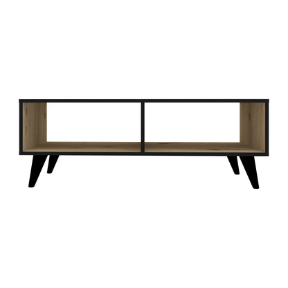 Masuta Cafea Melo, Stejar Artisan/Negru, 110 x 50 x 40 cm