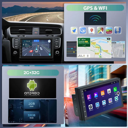 Navigatie Auto Timebox, Apple CarPlay, Android Auto, 2G+32G, Wireless, 2 x USB