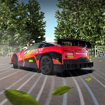 Masina cu telecomanda RC Timebox, 30km/h, 1:20, Drift car, lumini LED, Rosu