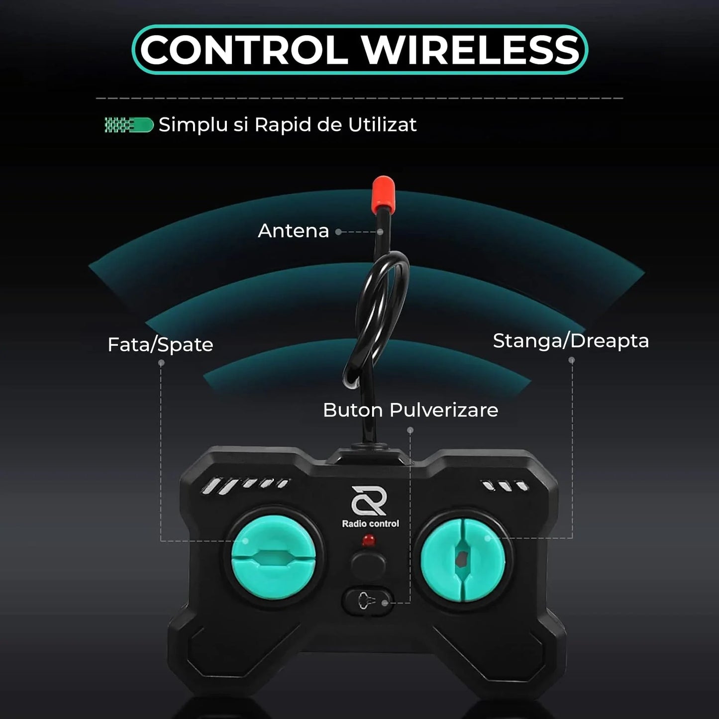 Masina cu telecomanda F1 curse RC, Timebox, Drift car, 10km/h, Lumini LED si efect pulverizare, 1:18 jucarie pentru copii 6-13 ani, Negru/Albastru - 221.ro
