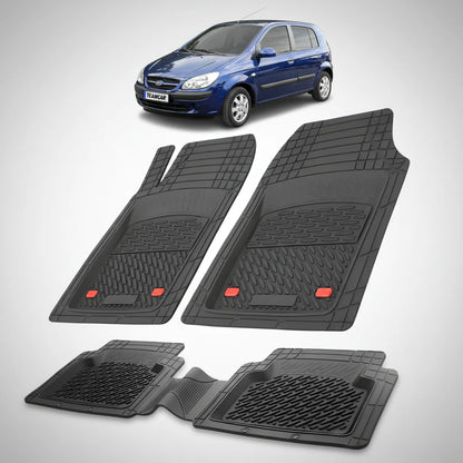 Covorase Auto Cauciuc Compatibile Hyundai Getz 2002-2011- Black