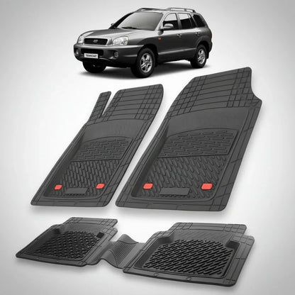 Covorase Hyundai Santa Fe 2000-2006 | Cauciuc Tavita | Black