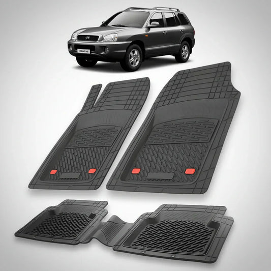 Covorase Hyundai Santa Fe 2000-2006 | Cauciuc Tavita | Black