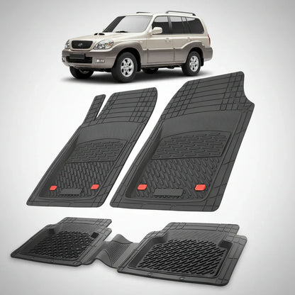 Covorase Hyundai Terracan 2001-2004 | Cauciuc Tavita | Black