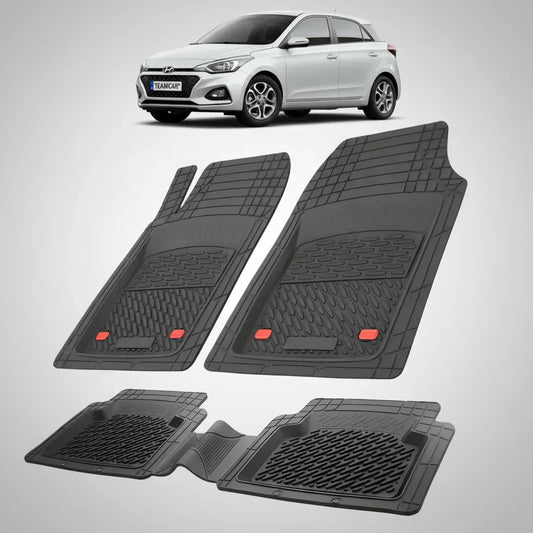 Covorase Auto Hyundai i20 Facelift 2018-2020 - Tavita Cauciuc-Black