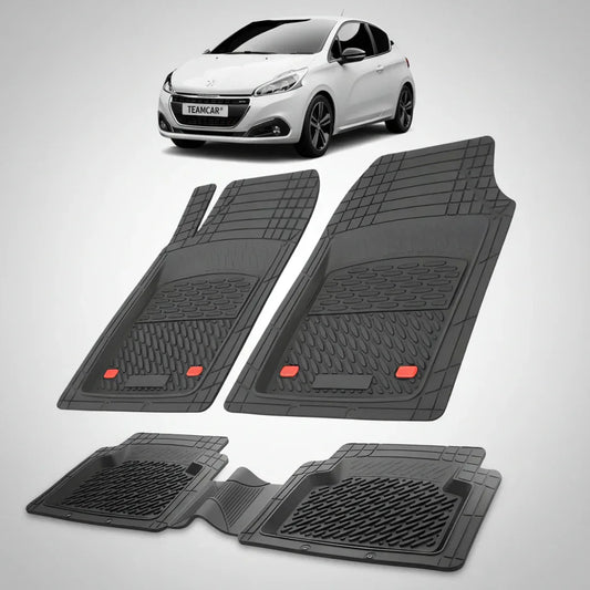 Covorase Auto Tip Tavita Compatibile Peugeot 208 (3 usi,2015-2019) Black