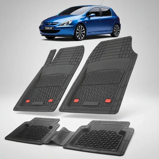 Covorase Auto Tip Tavita Compatibile Peugeot 307 Hatchback 5 usi 2001-2005 Black