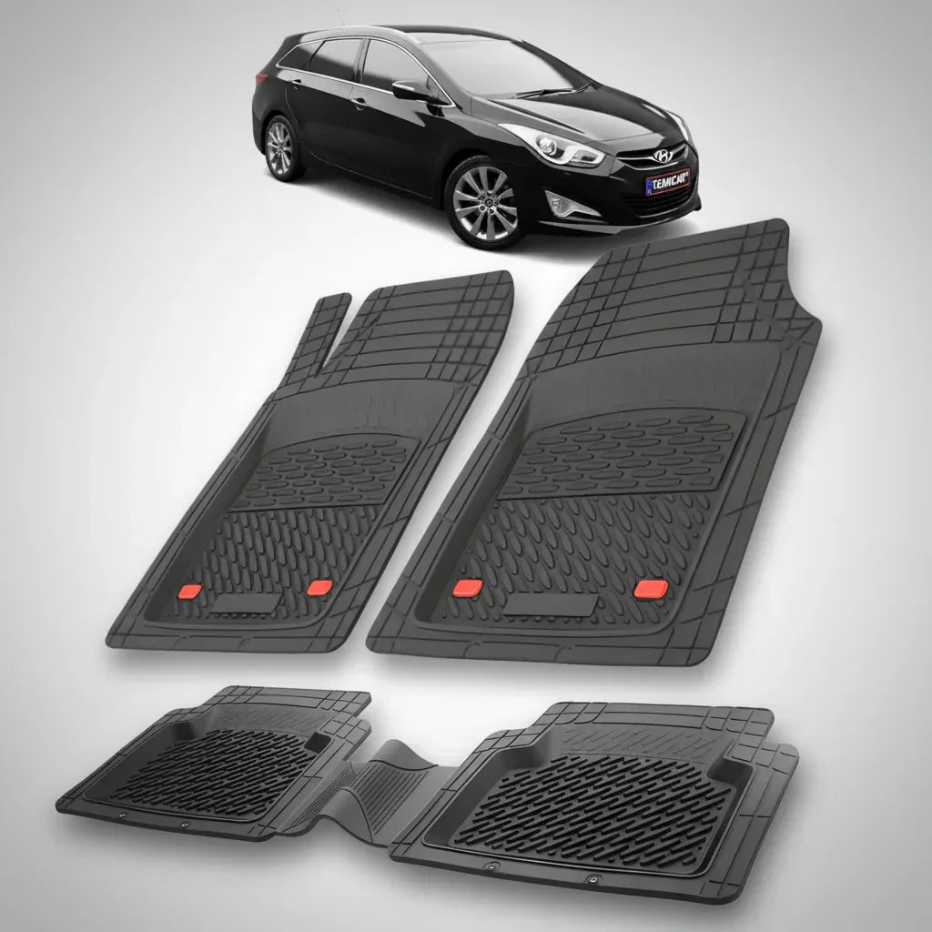 Covorase Hyundai i40 Wagon 2011 – 2015 - Cauciuc Tip Tavita -Black