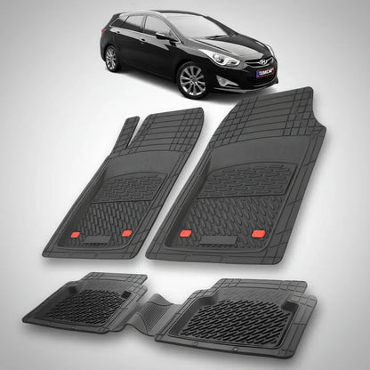 Covorase Hyundai i40 Wagon 2011 – 2015 - Cauciuc Tip Tavita -Black