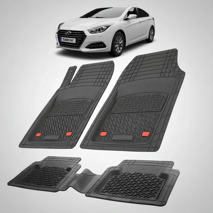 Covorase Hyundai i40 2015–2018 - Cauciuc Tip Tavita -Black