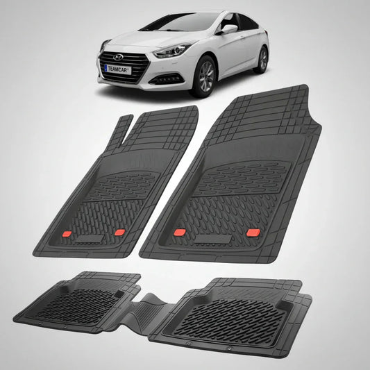 Covorase Hyundai i40 2015–2018 - Cauciuc Tip Tavita -Black