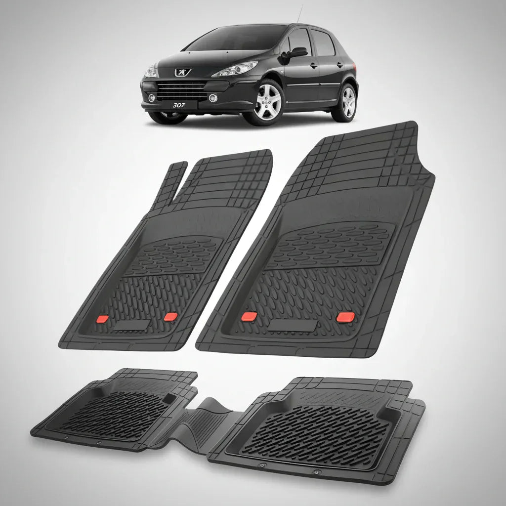 Covorase Auto Tip Tavita Compatibile Peugeot 307 FL (5 usi 2005-2008) Black