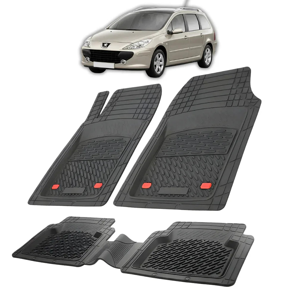 Covorase Auto Tip Tavita Compatibile Peugeot 307 FL (SW 2005-2008) Black