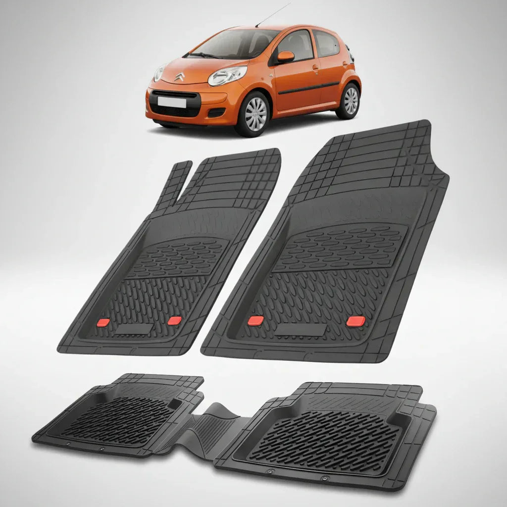 Covorase Auto TeamCar®Tip Tavita Compatibile Citroen C1 I (2005-2014) Negru - 221.ro