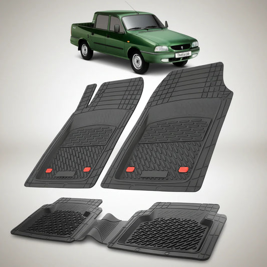 Covorase Tip Tavita Compatibile Dacia 1304 Pick-up Double Cab, Negru