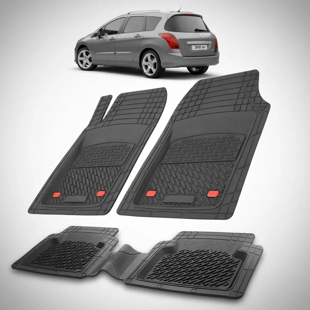 Covorase Auto Tip Tavita Compatibile Peugeot 308 SW (2007-2011) Black