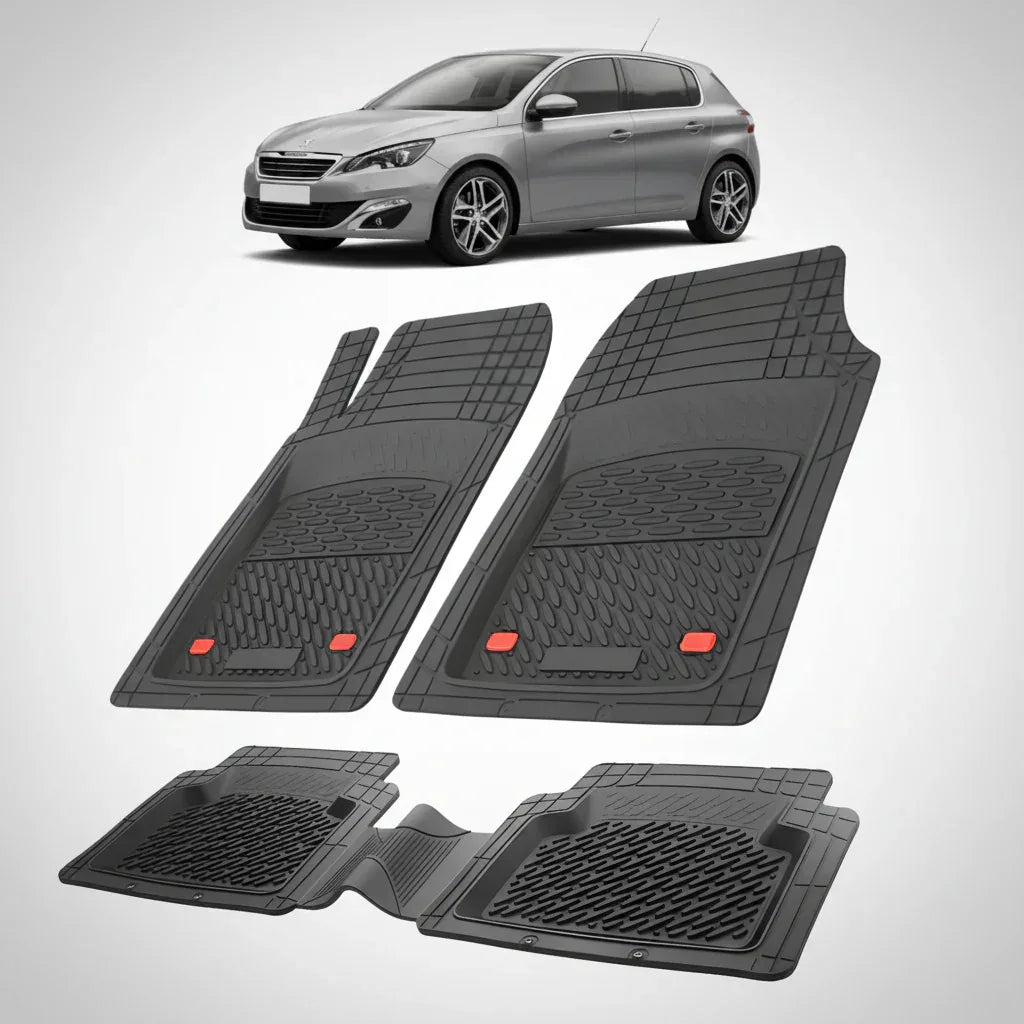Covorase Auto Tip Tavita Compatibile Peugeot 308 II (2013-2017) Negru - 221.ro
