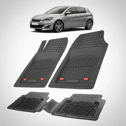 Covorase Auto Tip Tavita Compatibile Peugeot 308 II (2013-2017) Negru - 221.ro