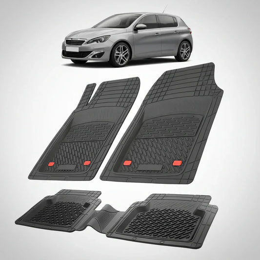Covorase Auto Tip Tavita Compatibile Peugeot 308 II (2013-2017) Negru - 221.ro