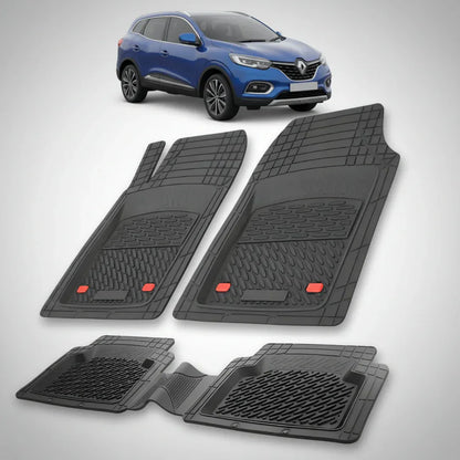 Covorase Auto TeamCar® Tip Tavita Compatibile Renault Kadjar (2015-2022) Negru - 221.ro