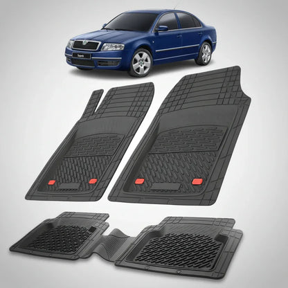 Covorase Auto Tip Tavita Compatibile Skoda Superb Generatia I (2001–2008) Negru - 221.ro