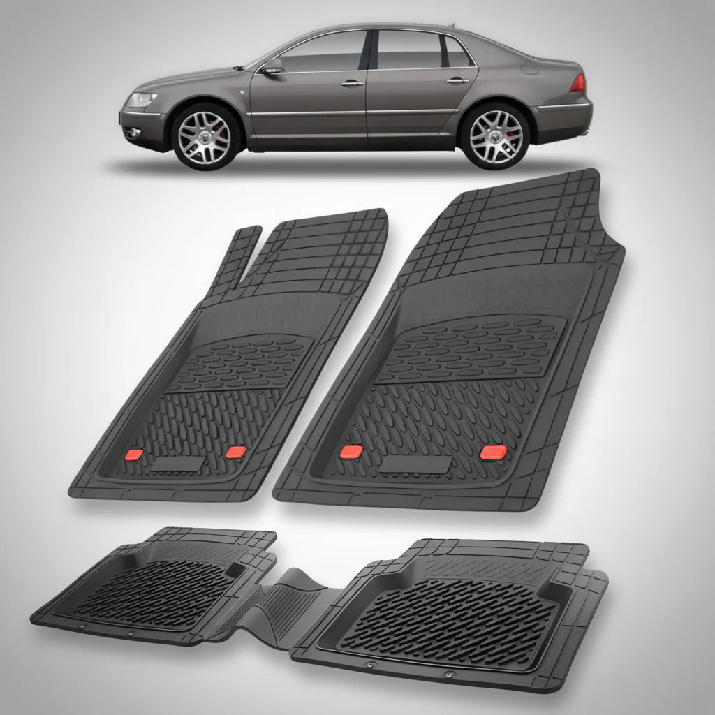 Covorașe Auto Tip Tăviță Compatibile Volkswagen Phaeton 2002–2007 - Black