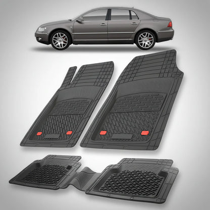 Covorașe Auto Tip Tăviță Compatibile Volkswagen Phaeton 2002–2007 - Black