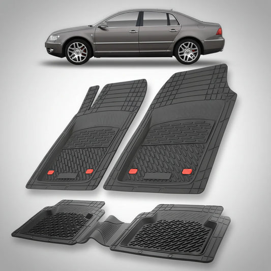 Covorașe Auto Tip Tăviță Compatibile Volkswagen Phaeton 2002–2007 - Black